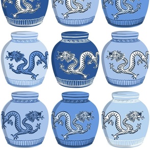 blue dragon jars/jumbo