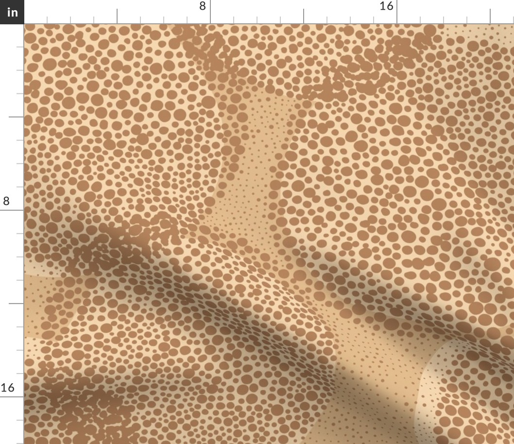 dot blob spots warm sand