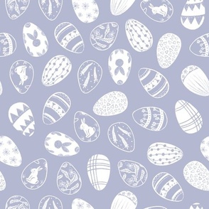 Easter Eggs pastel lilac