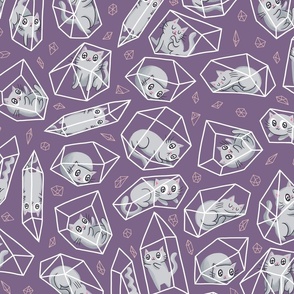 Purple - Crystal Cats