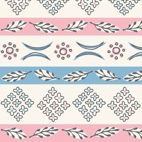 Blocks and Stripes (medium), pastel pink, blue and cream