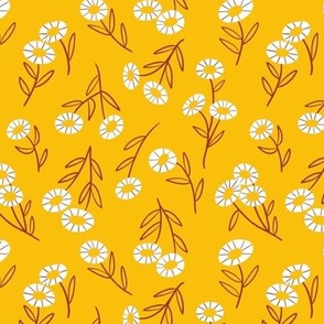 Retro Flower Garden | SM Scale | Golden Yellow