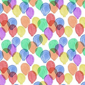 Watercolor Balloons