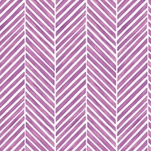 Textured Herringbone in lavender light purple, large