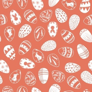 Easter Eggs terracotta