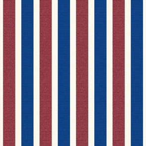 Red White Blue USA Cabana Stripes