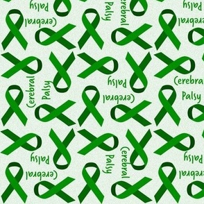 Cerebral Palsy   2 green ribbons