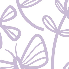 Lavender Wild Flowers//Large