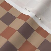 Checkers Caramel Chocolate Modern Retro SML