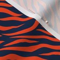 Large Scale Tiger Stripes in Detroit Tigers Navy and Orange