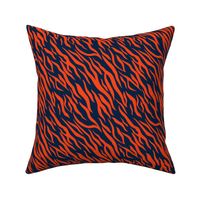 Large Scale Tiger Stripes in Detroit Tigers Navy and Orange