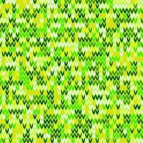  bright green knitted scandinavian pattern