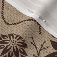 Home on the Range - Southwest Damask (Burlap Brown)