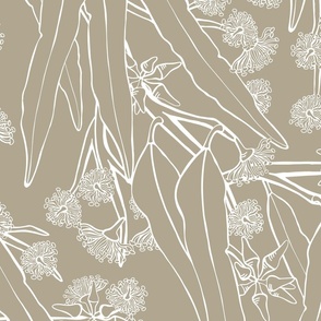 Gum Leaves Summer Beige