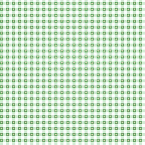 gingham with valentine hearts in pink, grass green and white | tiny