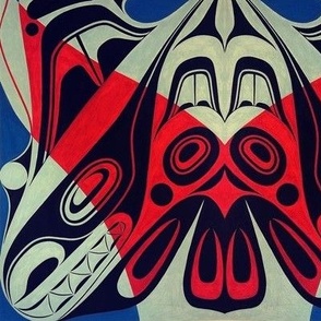 Pacific Northwest Whale Tribal Design