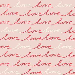 Love Note beige and pink