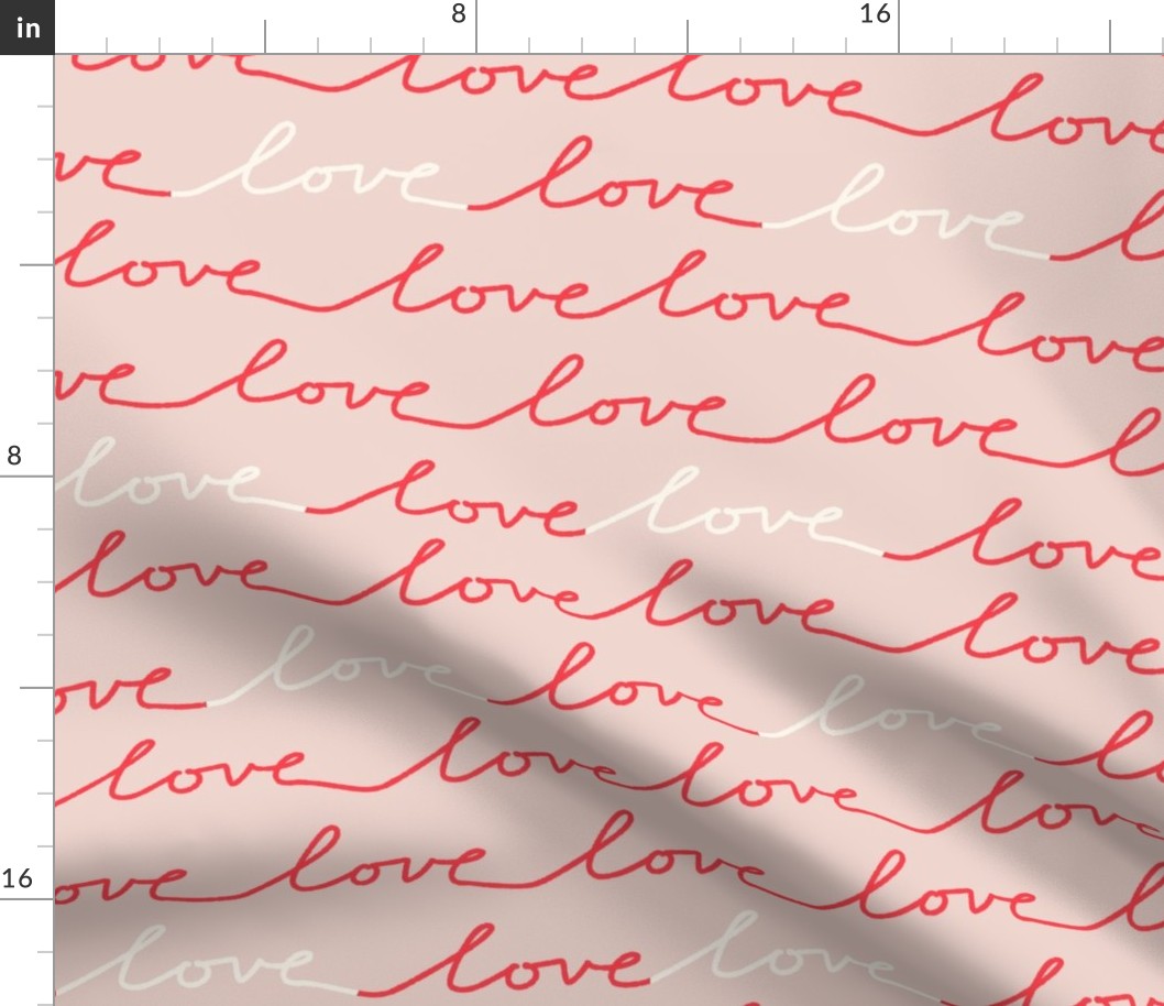 Love Note beige and pink