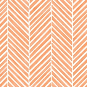 Pantone Peach Fuzz Textured Herrinbone, Wallpaper Scale