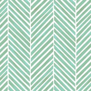 Aqua Mint Herringbone, Sketchy Texture, Wallpaper