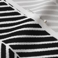 Bold Black Herringbone, Classic, Wallpaper Scale