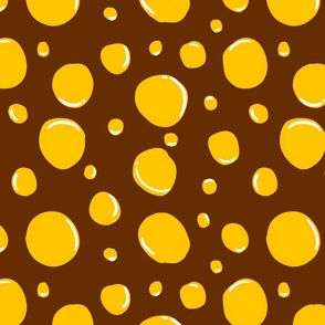 Bee honey droplets 