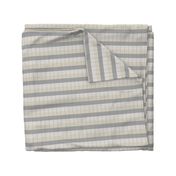 warm minimalism -horizontal stripes and stitches - tricolor