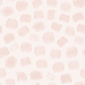 Soft Mosaic Blobs in Pale Pink