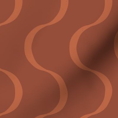 textured wave stripe mahogany brown  