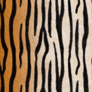 Soft Fuzzy Tiger Skin
