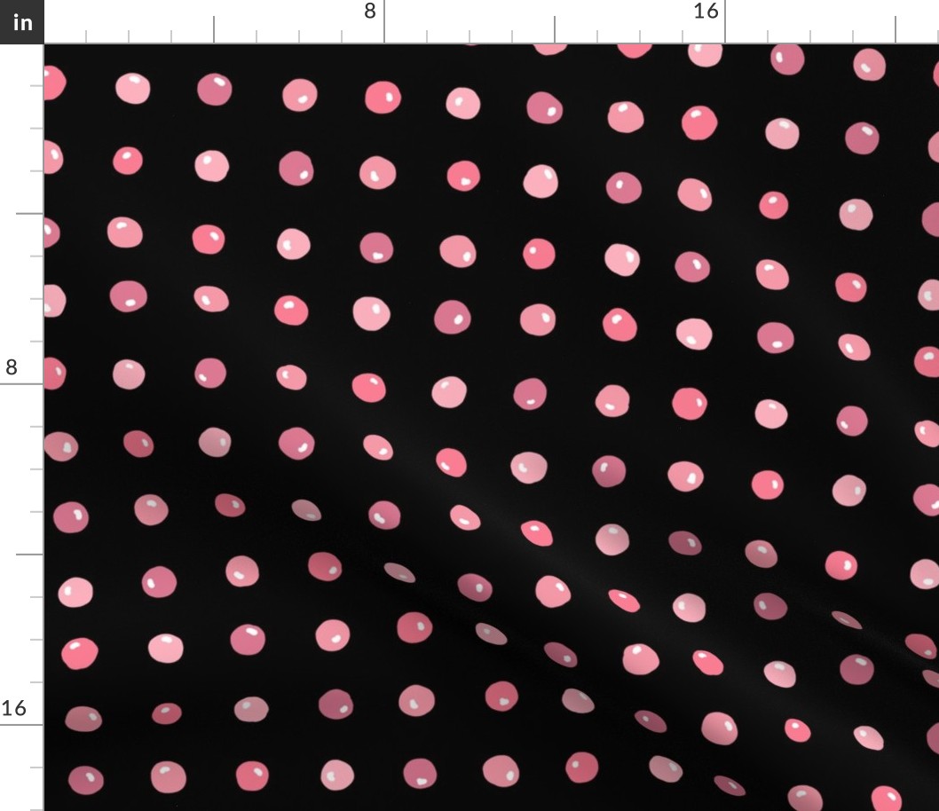 (L) Pink Dots On Black