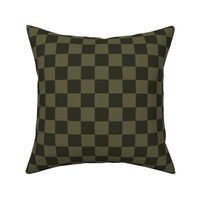 Small Artichoke Dark Green Traditional Check