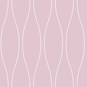 dusky pink line art  ogee  normal scale