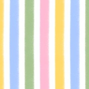 4 colour Pink Blue Yellow and Green Spring Chunky Stripe, Summer Stripe, Candy Stripe, Preppy Grand Millennial PF150n