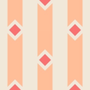 Georgia Peach and Stripes