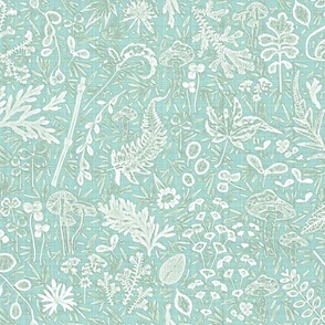 forest floor soft teal 