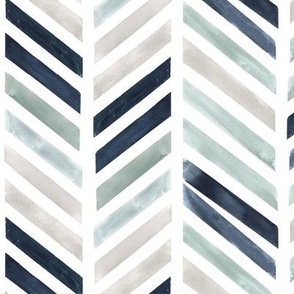 Chevron color block- sage by Crystal Walen