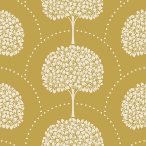 Round Forest - Whimsy Yellow