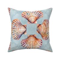 Watercolor Shells Pattern  - Beach House - Costal Casual