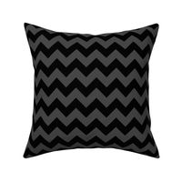 Black and Gray Chevron (#000000, #474747)