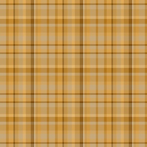 gold plaid