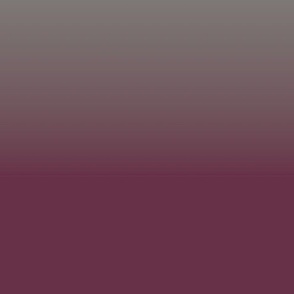 L - Solid Ombre Gradient -  Wine and grey