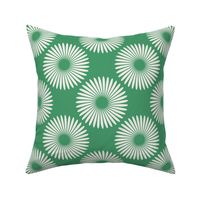 Small - Wallflower green and white simple modern floral