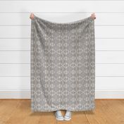 Elegant geometric pattern.  Light grey-beige ornament.