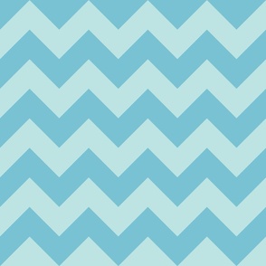 aqua chevron, lines, zig zag, geometric (medium)