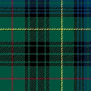 Stewart hunting alternate tartan - 9" dark saturated  - 1819 Wilson's of Bannockburn