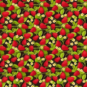 Strawberry Patch - Brown