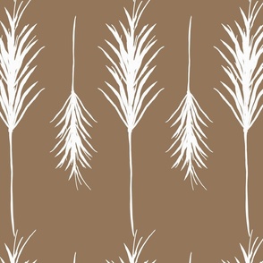 Earthtone Pampas grass Neutrals feather white warm brown