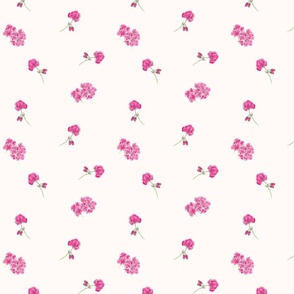 Simple Patterns Pink Geranium