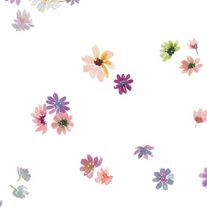 Ditsy Watercolour Florals